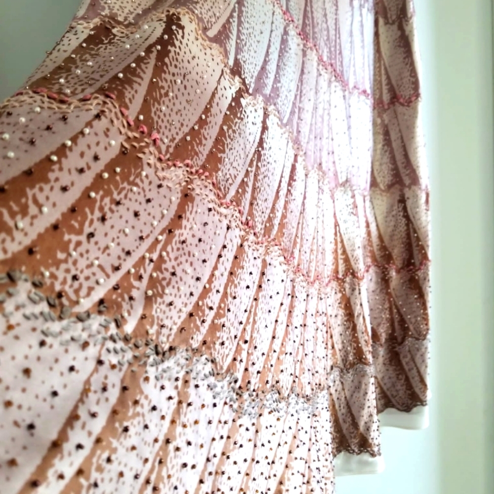 Due per Due Silk Skirt size 12 - Picture 2 of 6